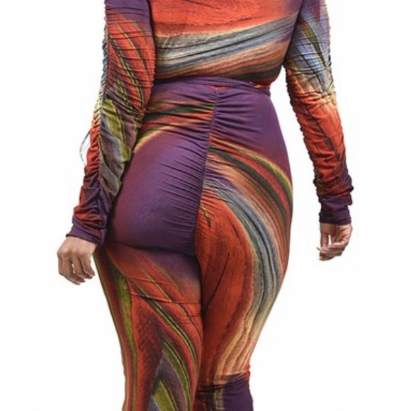 Purple plus jumpsuit - Picture 3 of 5